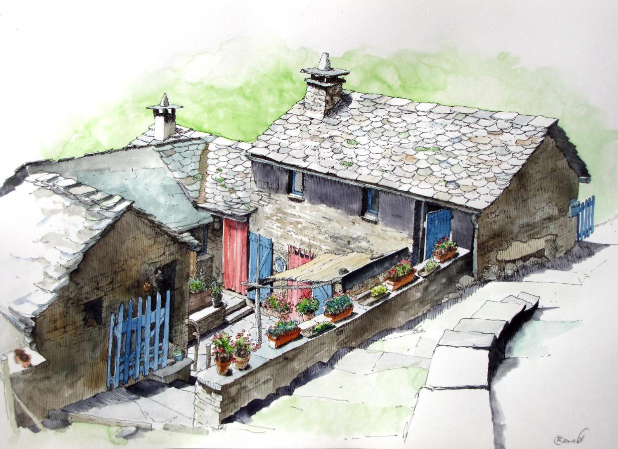 Lou Cabanis Villa Saint-Germain-de-Calberte Eksteriør billede